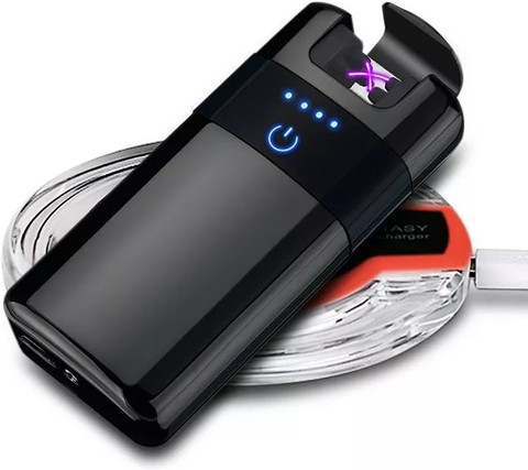 cigarette lighter wifi IZED WIRELESS LIGHTER 1 WIRELESS cigarette lighter,Arc Lighter Rechargeable  Flameless Electronic Windproof Arc USB Lighter Exotic Cigarette Lighter,  WIRELESS CHARGING (Black)(platinum series) Pocket Lighter Price in India