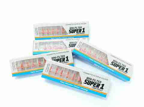 SUPER1 Pack of 5 Mini Cigarette Smoking Filter for healthy Life Plastic  Outside Fitting Hookah Mouth Tip Price in India