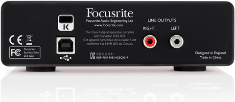 DTM・DAW Focusrite Scarlett Solo gen 2nd Focusrite Scarlett Solo USB Audio Interface : Amazon.in