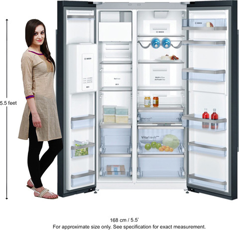 キャサリンページ BOSCH 636 L Frost Free Side by Side Refrigerator Online at Best
