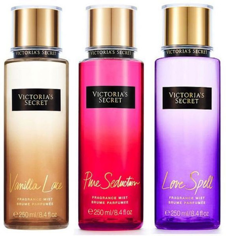 Victoria Secret VANILLA LACE,PURE SEDUCTION, LOVE SPELL COMBO PACK