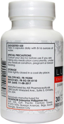 luxxe white enhanced glutathione capsules LUXXE White Enhanced Glutathione Capsule