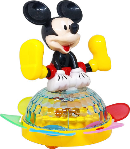 Jack Royal 4D Musical Mickey Mouse Toy With unique Spin Lighting