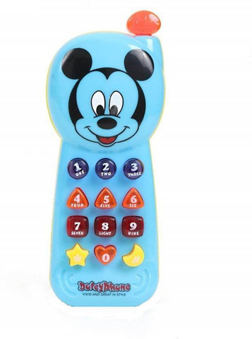 THＥ ＭIＣＫＥＹ ＰＨＯNＥ！ Gripix Mickey Mouse Musical Mobile Phone Toy with Music & Lights