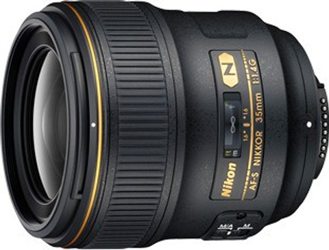 NIKON AF-S Nikkor 35mm f/1.4G Standard Prime Lens - NIKON