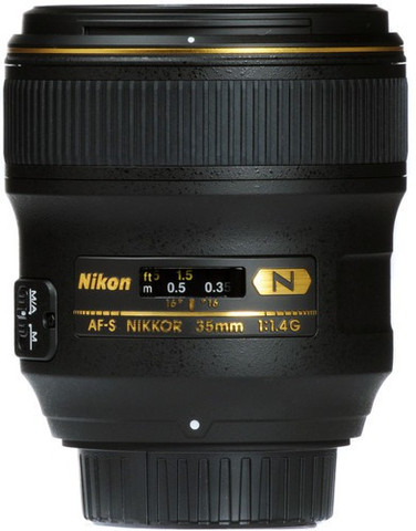 NIKON AF-S Nikkor 35mm f/1.4G Standard Prime Lens - NIKON