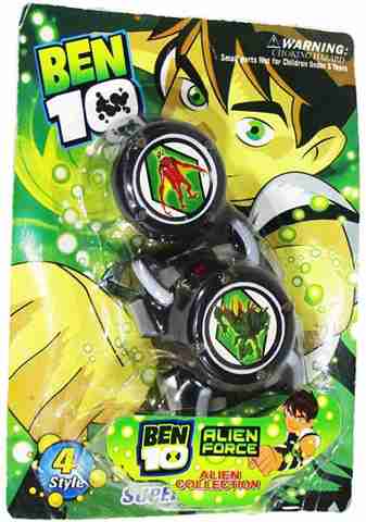 Three Mask Ben 10 Alien Force Action Hero Watch For Kids With 4