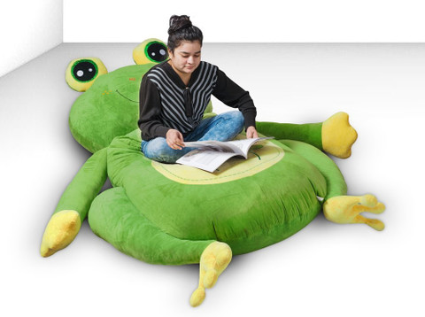 Dimpy Stuff Giant Sleeping Frog Plush Bed - 200 cm - Giant