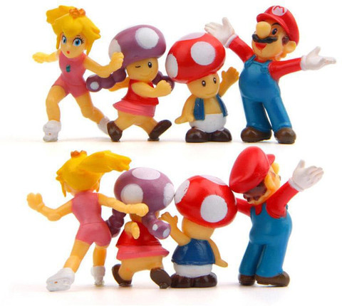 smart anime buy Super Mario Bros. Set Of 8 Pcs. Mario, Luigi