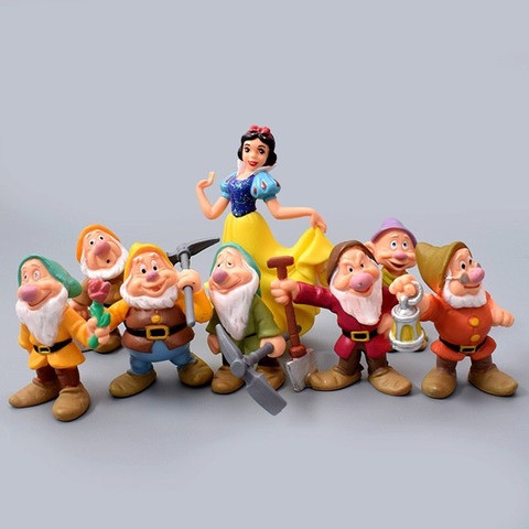 imodish Snow White And The Seven Dwarfs 8 Pcs. / Set 6-10 Cms