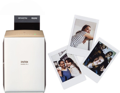 FUJIFILM Instax Share SP-2 Gold with gold case Photo Printer Price