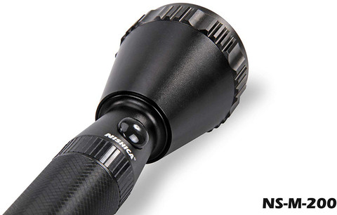 NISHI NISHICA NS-M-445 Long Beam Waterproof Rechargeable Metal LED