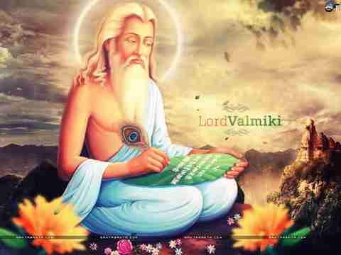 LORD VALMIKI WALL POSTER STICKER FOR BEDROOM,LIVING ROOM,OFFICES OF 300 ...