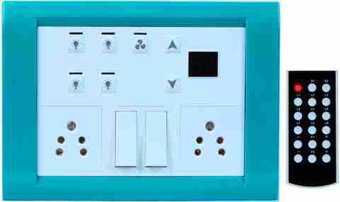 Remote Switchboard ECOMAX ECOMAX REMOTE CONTROLLED SMART SWITCHBOARD FOR 4 LIGHTS & 1 FAN ...