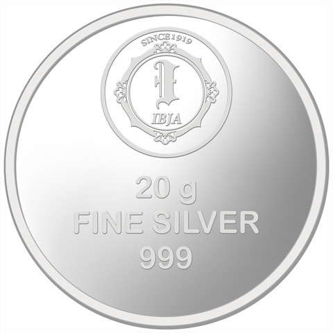 IBJA Gold 786 S 999 20 g Silver Coin Price in India - Buy IBJA