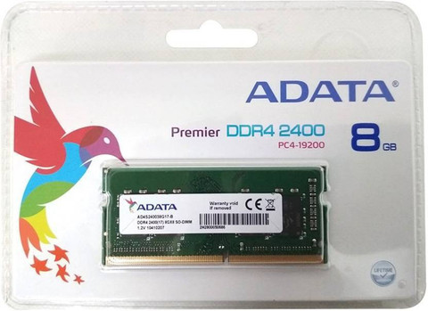ADATA PREMIER DDR4 8 GB (Single Channel) PC (AD4U240038G17-R