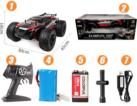 MZ 2856 4WD RC High Speed Racing 1:10 Scale off Road Climbing Rock