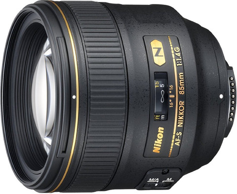 NIKON AF-S Nikkor 85mm f/1.4G Standard Prime Lens - NIKON
