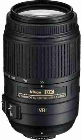 NIKON AF-S DX NIKKOR 55 - 300 mm f/4.5-5.6G ED VR Telephoto Zoom