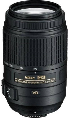 Nikon AF-S 55-300mm F4.5-5.6G ED VR◆0674 NIKON AF-S DX NIKKOR 55 - 300 mm f/4.5-5.6G ED VR Telephoto