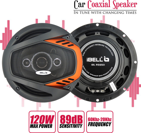 iBELL IBL RS650 Coaxial Car Speaker Price in India - Buy iBELL IBL