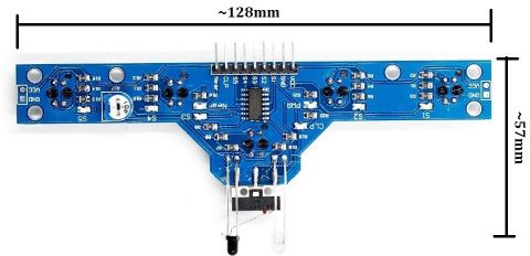 Robokitshop LINE TRACKING LINE FOLLOWER ROBOT SENSOR MODULE Micro ...