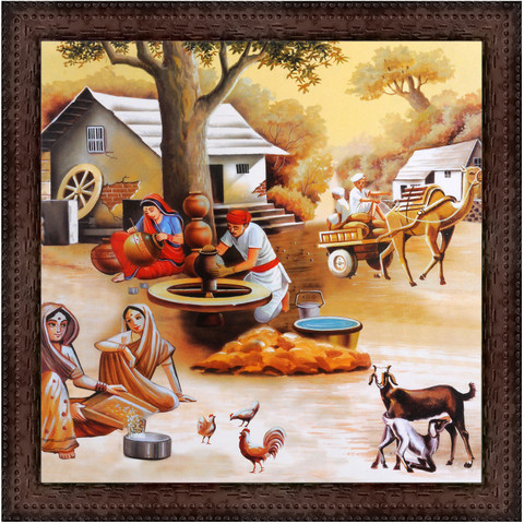 rajasthani culture drawing