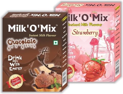 Milk'O'Mix Chocolate and Strawberry Flavored Milk Powder Price in