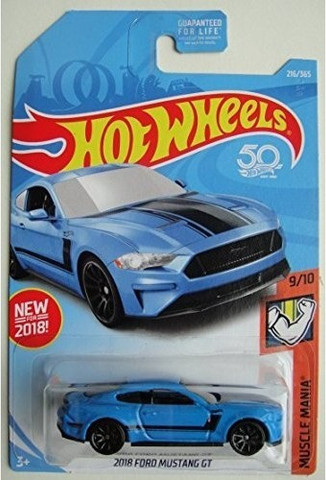 HOT WHEELS 2018 50th Anniversary Muscle Mania 2018 Ford Mustang GT