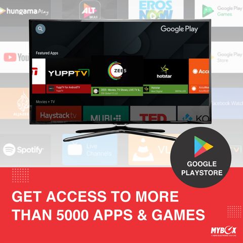 My Box Android TV Box [Google Certified]| Voice Assistant | Streaming ...