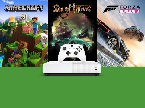 MICROSOFT Xbox One S - All Digital Edition 1 TB with Minecraft