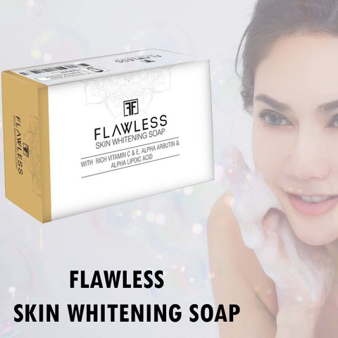 flawless beauty glutathione soap FAIR & WHITE Exfoliating 7 oz / 200g This dermatologist Diamond Orange Peel & L-Glutathione