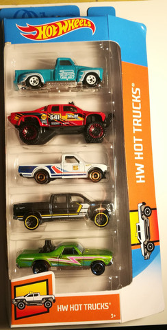 Pack De 5 Voitures Hot Wheels - Véhicules Die-cast De La Série The Anima - Neuf