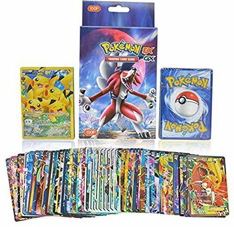 Onyx Pokemon Pack of 100 Cards Rare EX GX + Mega Cards with 3 Surprise  Energy Cards - Pokemon Pack of 100 Cards Rare EX GX + Mega Cards with 3  Surprise