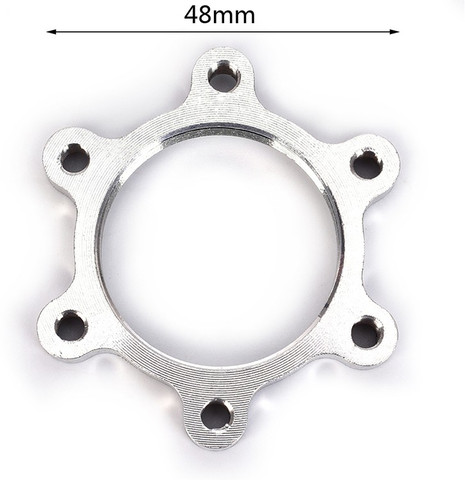 Futurekart Bike Hub Lock Flange Thread Disc Brake Adaptor, 6 Bolt