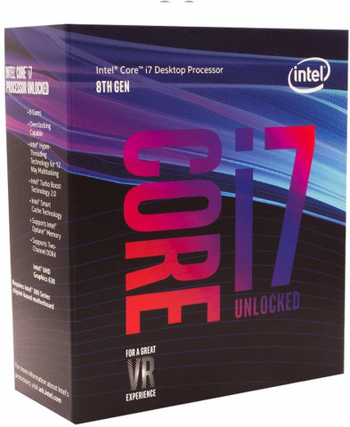 Intel BX80684I78700K 8th Gen Core i7-8700K 3.7 GHz Processor 3.7