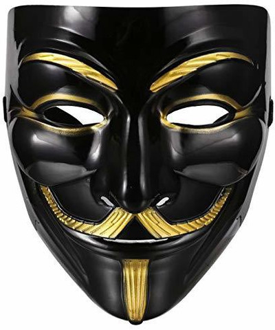 yubirth under party black mask comic face Party Mask Price