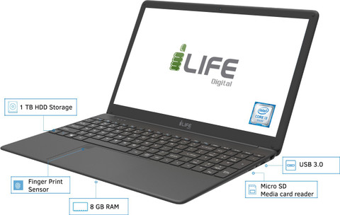 LifeDigital Zed Series Intel Core i3 5th Gen 5005U - (4 GB/1 TB
