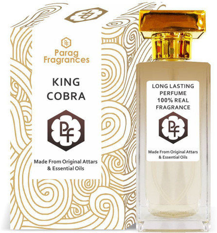 Parag Fragrances King Cobra Attar - 6ml Natural Perfume In Handcrafted Wood Bottle, Alcohol Free, Long Lasting