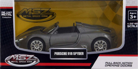 MSZ 1:41 Die Cast Porsche 918 Spyder Car - 1:41 Die Cast Porsche