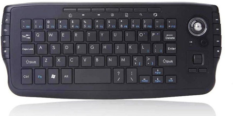 Logitech T96 2.4G Wireless Keyboard 2.4G Trackball Keyboard