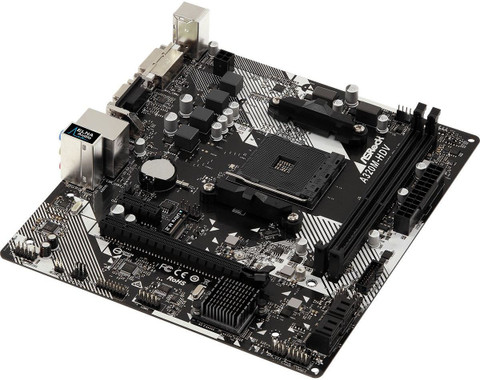 ASRock A320M-HDV R4.0 AM4Socket Micro-ATX AMD A85X Chipset DDR4