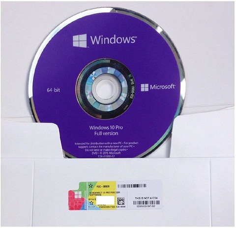 MICROSOFT Windows 10 Professional OEM 64 Bit DVD. - MICROSOFT ...