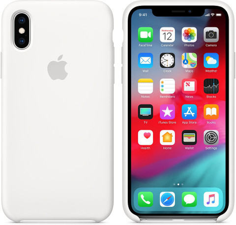 YaeBuy Back Cover for Apple iPhone Xs / X - White - YaeBuy