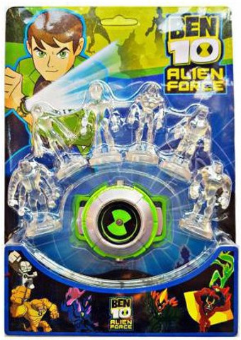 Srishti Solutions Ben 10 Alien Force Projector Watch With 6Pcs