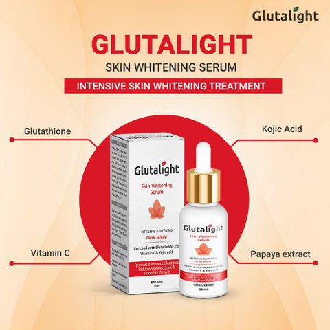 glutalight glutathione vitamin c kojic acid skin whitening cream Glutalight Glutathione, Vitamin C, Kojic Acid Skin Lightening, Brightening  Serum
