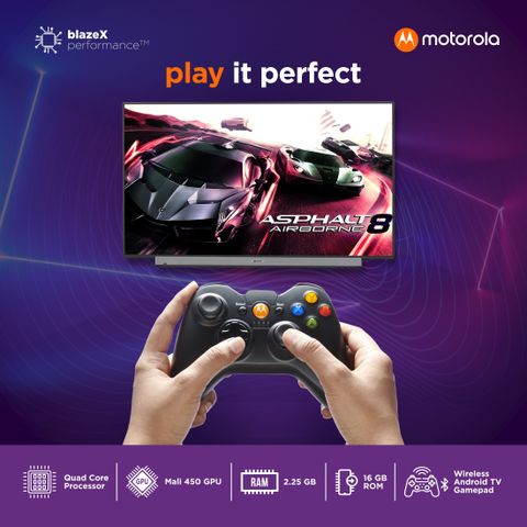 MOTOROLA ZX 139 cm (55 inch) Ultra HD (4K) LED Smart Android TV