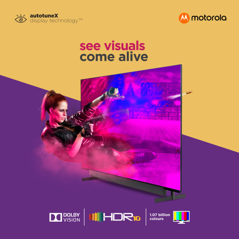 MOTOROLA ZX 139 cm (55 inch) Ultra HD (4K) LED Smart Android TV
