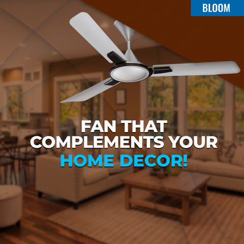SEION Bloom - 1200mm Metallic Grey with 1 Year Warranty 1200 mm Ceiling ...