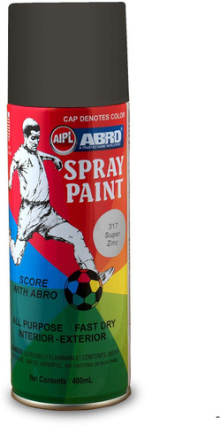 スパロー　a-rt ABRO Spray Paint Super Zinc SP-Z1-317 Multicolor Spray Paint 400